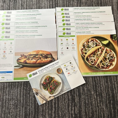 Hello fresh recipe cards - hello, lot
