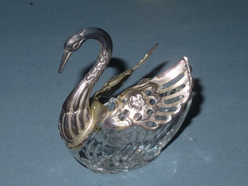 Vintage swan salt - vintage,