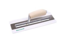Barnwell ClearFlex 18" Plastic Finishing Plastering Trowel with Wooden Handle