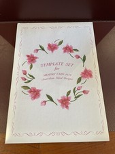 Janome template set for memory card 119 Australian Floral Designs