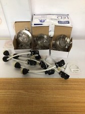 Allesgute 6X GU10 Dimmable LED Ceiling Light Spotlights Brushed Chrome Recessed