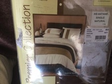 Unused Natural Single Bedding