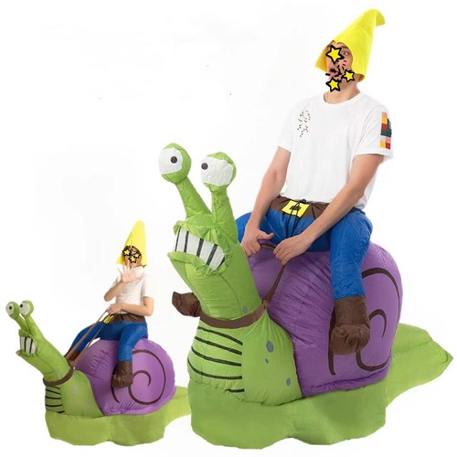 Adult inflatable ride snail - inflatable,
