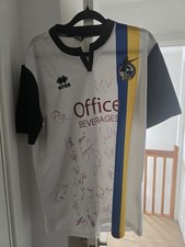Bristol Rovers Football Top Signed 2014/2015 Away Shirt (Autograph ink changed)
