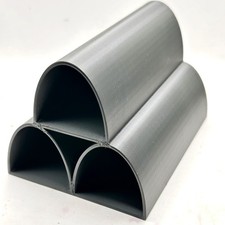 Double Decker Catfish Ancistrus Breeding Shelter, D Shape Bristlenose Pleco Cave