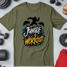 Gym 73 Jungle workout T-Shirt Gym & Fitness Premium Midweight Tee
