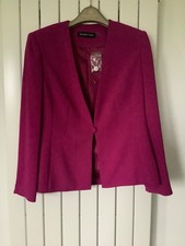 Jacques Vert Size 12 Pink Jacket Wedding/Occasion