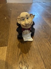 Vintage Resin Wine Holder, Waiter, Detailed Sculpture, Home and Kitchen Decor