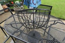 QUALITY STEEL HEAVY DUTY PLASTIC COATED  GARDEN  HANGING TROUGH - - LARGE - LOOK