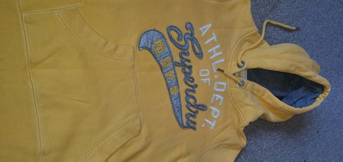 Superdry mustard yellow hoodie - yellow,