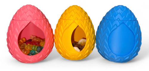 Printed hollow easter egg - printed,