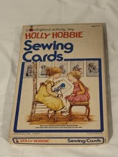Holly Hobbie Sewing Cards With Sting And Box Includes 6 Cards
