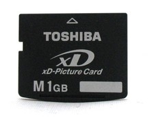 1GB TOSHIBA XD MEMORY CARD TYPE M FOR FUJI FINEPIX/OLYMPUS CAMERAS 1 GB