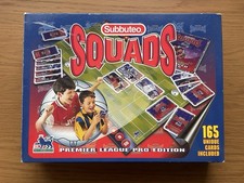 Subbuteo Squads Premier League Pro Edition Boxed Card Game 100% Complete 