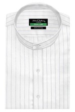 Mens 100% Cotton White Grandad