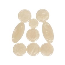 9 Pcs Button Inlays with White