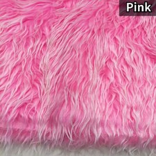 50x160cm Curly Faux Fur Fabric DIY Soft Long Plush Shaggy Sew Craft Cospaly Doll