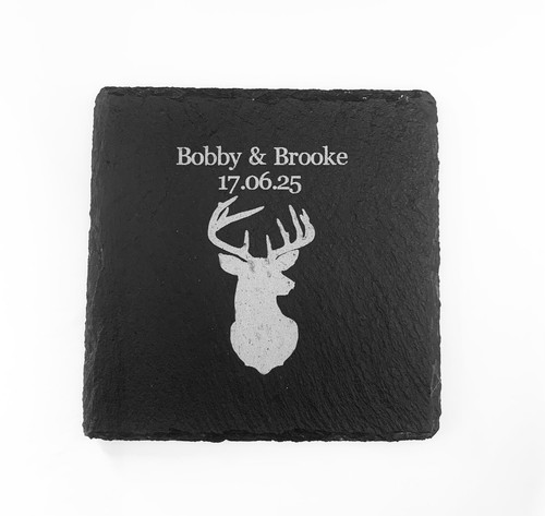 Personalised stag engraved - personalised,