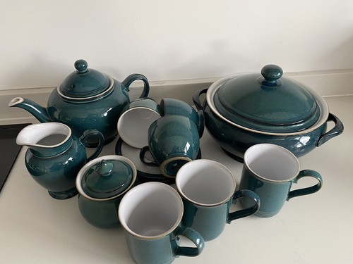 Denby greenwich green pottery - denby,