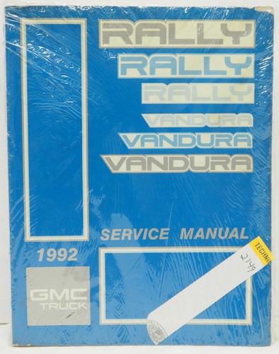 Oem 1992 gmc rally vandura - 1992,