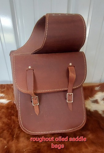Horse tack saddle - horse, oiled