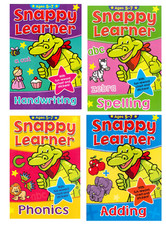 Snappy Learner Books 5-7 Years Set Of 4 Learn Maths Spelling Writing Phonics