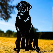 Labrador Retriever Dog Sculpture Garden Ornaments Gifts Home Figurine Decoration
