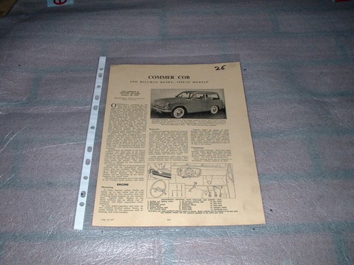 Commer cob hillman husky - cob,