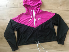 Ladies CROPPED NIKE Heritage WINDRUNNER JACKET (S)