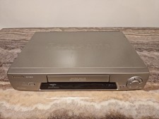 Panasonic NV-FJ610 Super Drive VHS/VCR Player Silver with Cables and REMOTE
