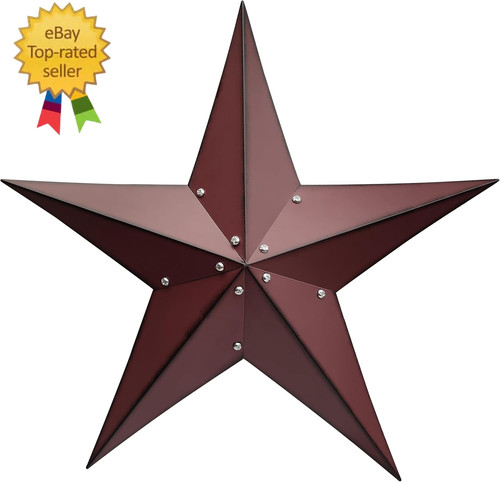 Rustic metal barn star - rustic,