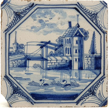 Antique Dutch Delft Blue &
