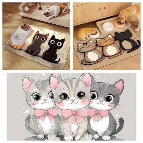 Cat feeding mat - mat, pet