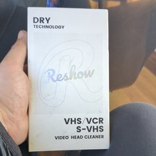 VCR VHS Head Cleaner Reusable Video Player Head Cleaning Tool Dry Technology New