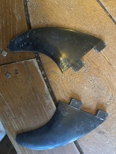 FCS 1 Style Surfboard/Longboard Side Bite Fins Black