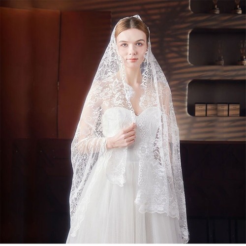 Lace catholic veil - lace,