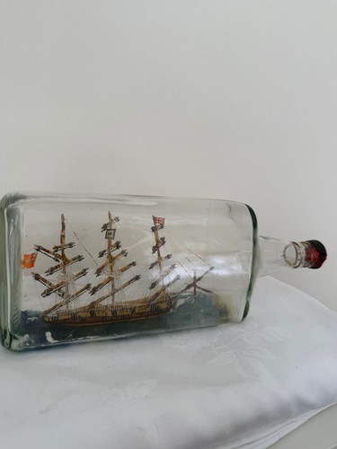 Ship bottle hms - hms, 1835