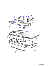 Jaguar Genuine Bumper Blade