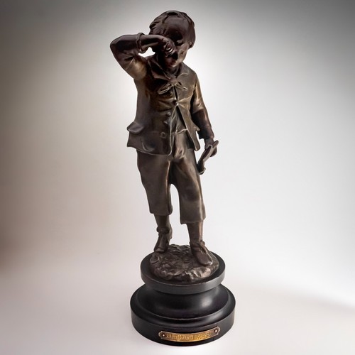 Antique french spelter figure - french,