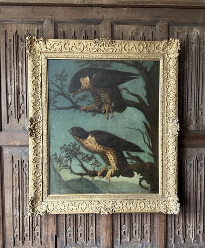 Large antique 18th century oil - large,