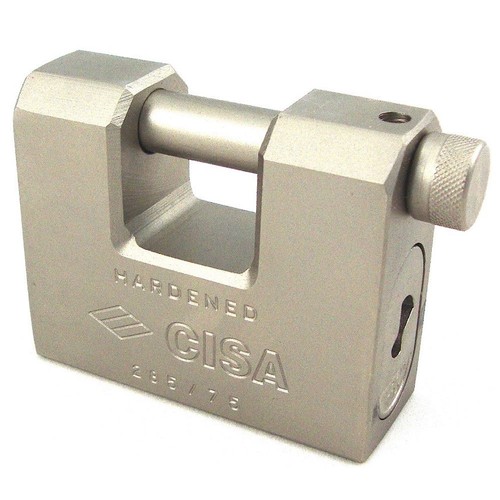 Cisa straight shackle padlock - straight,