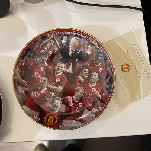 Man utd collection plates - utd,
