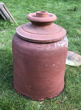 Antique garden rhubarb forcer - antique,