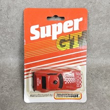 vintage & rare matchbox super gt fire rescue car 1986 carded sealed