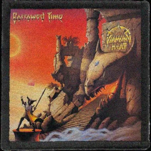 Diamond head patch - head, metal