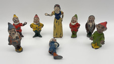1930s Britains Snow White and the Seven Dwarfs Walt Disney Full Set  Lead Figure