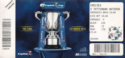 Ticket chelsea tottenham - chelsea,