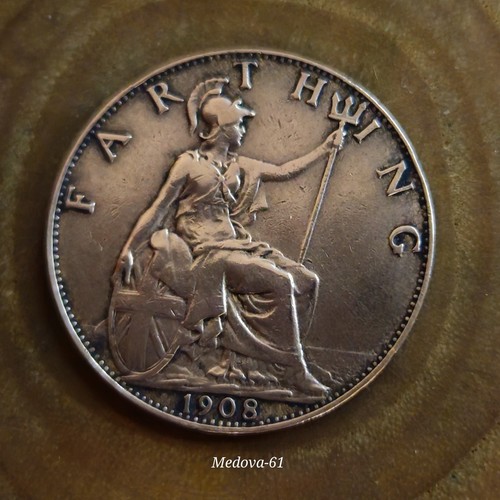 Rare 1908 king edward vii - 1908,