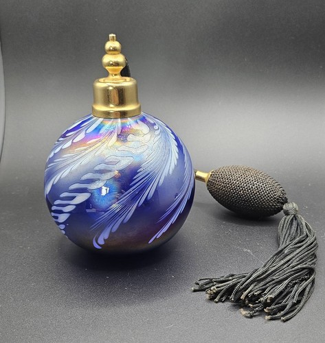 Vintage iridescent art - vintage, glass