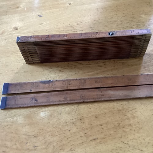 Wooden rulers vintage - wooden,